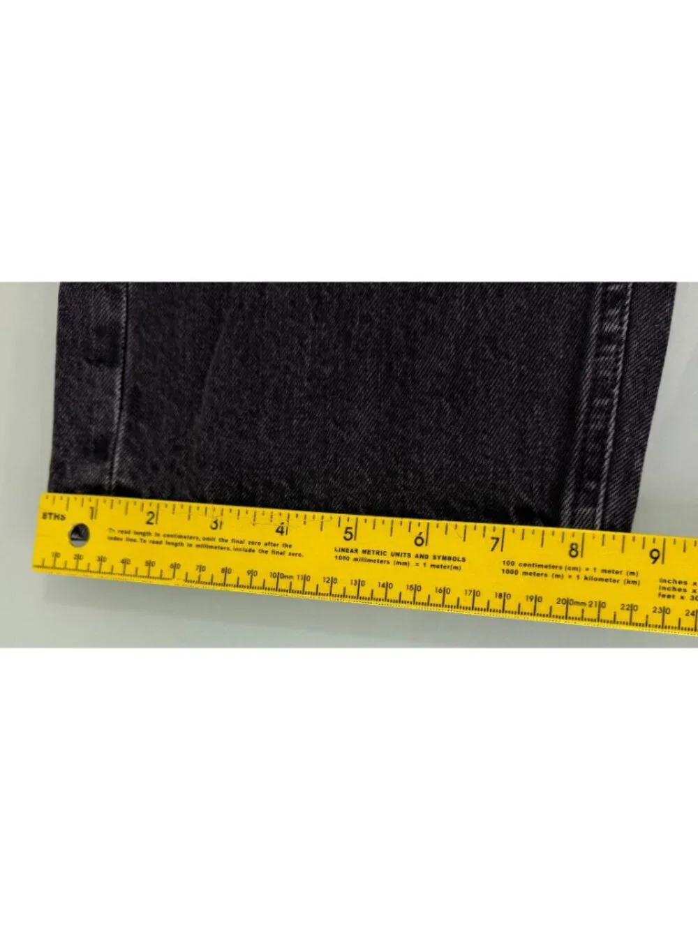 Madewell The Darted Barrel Leg Jeans Women's 31 Button Fly Black Denim High Rise - Picture 9 of 10